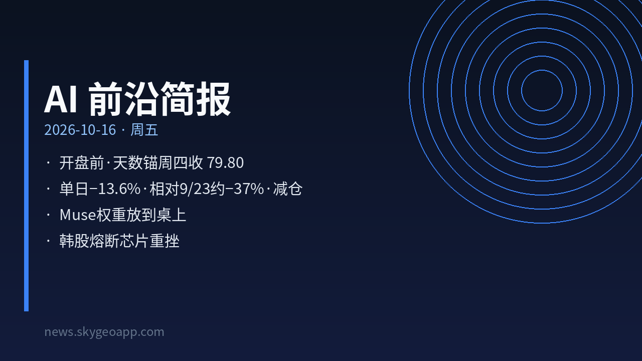 AI 前沿简报封面