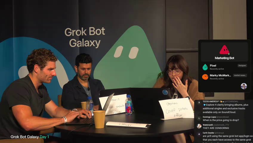 Grok Bot 编排 Cursor Cloud Agents · ~02:47 · 回放截帧